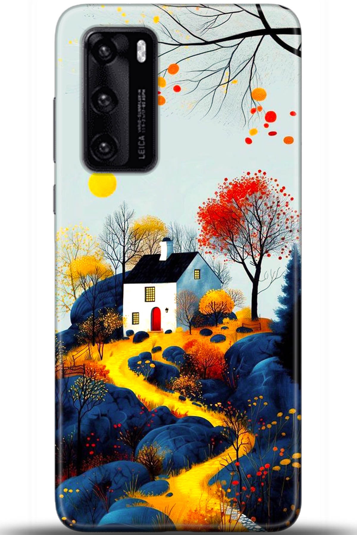 Huawei P40 Uyumlu Kılıf HD Baskılı Kılıf - Followed Institution 5569