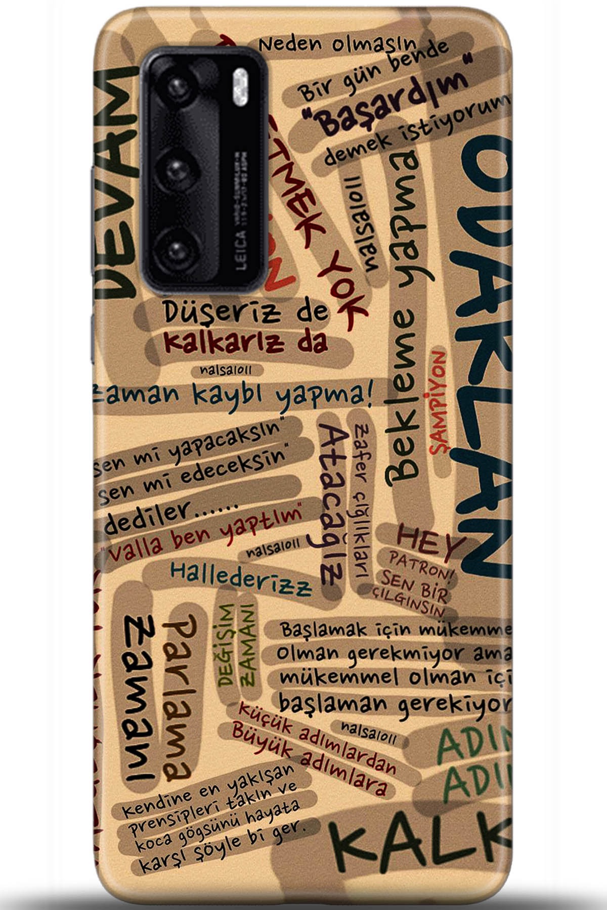 Huawei P40 Uyumlu Kılıf HD Baskılı Kılıf - Followed Institution 5586