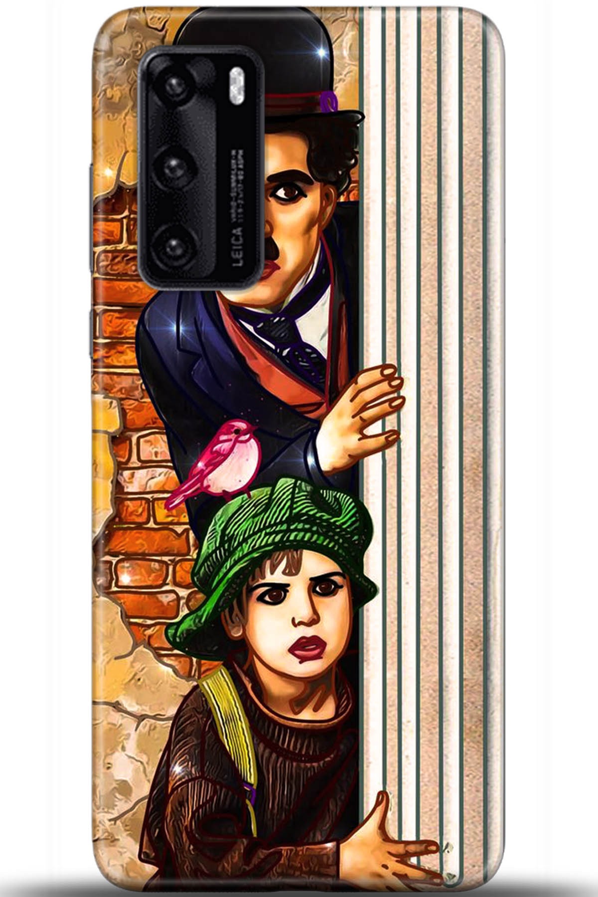 Huawei P40 Uyumlu Kılıf HD Baskılı Kılıf - Followed Institution 5694