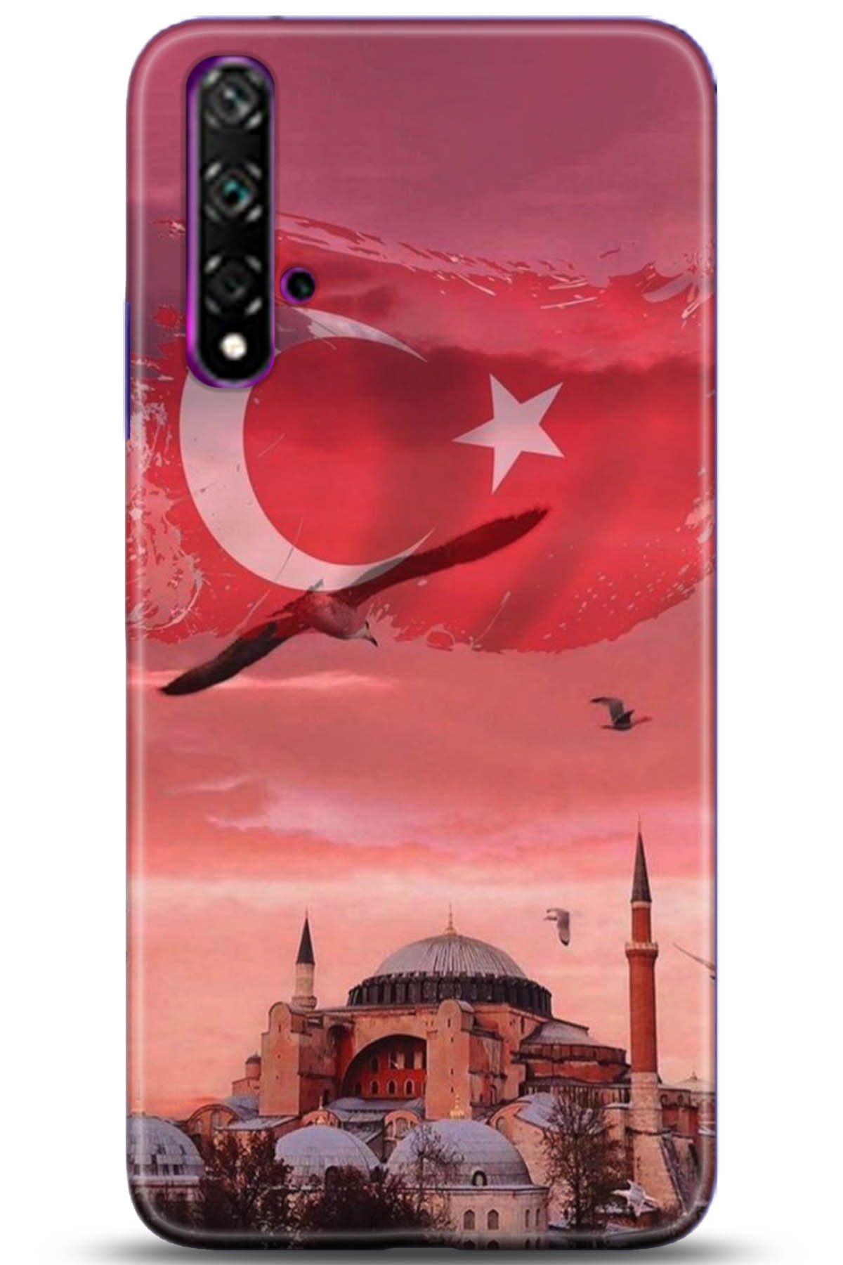 Huawei Nova 5T Uyumlu Kılıf HD Baskılı Kılıf - Followed Institution 5179