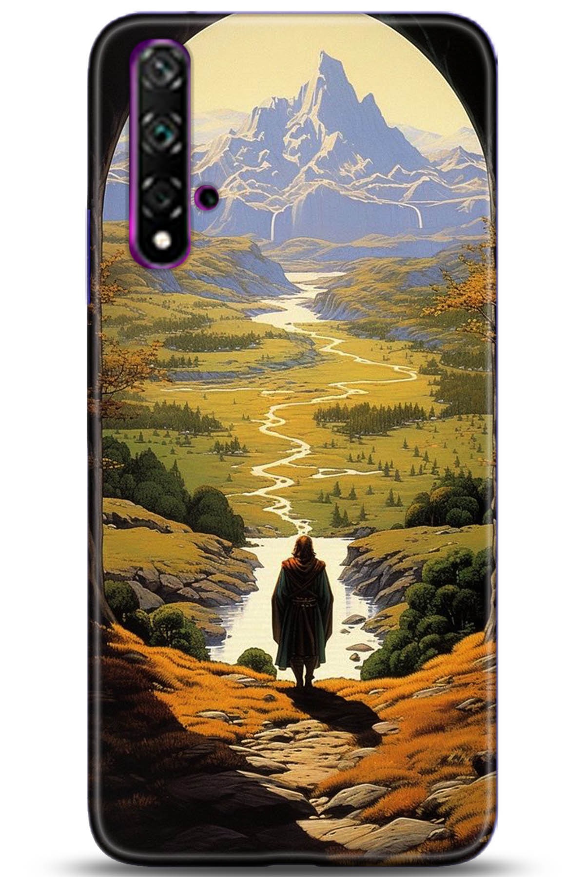 Huawei Nova 5T Uyumlu Kılıf HD Baskılı Kılıf - Followed Institution 5263