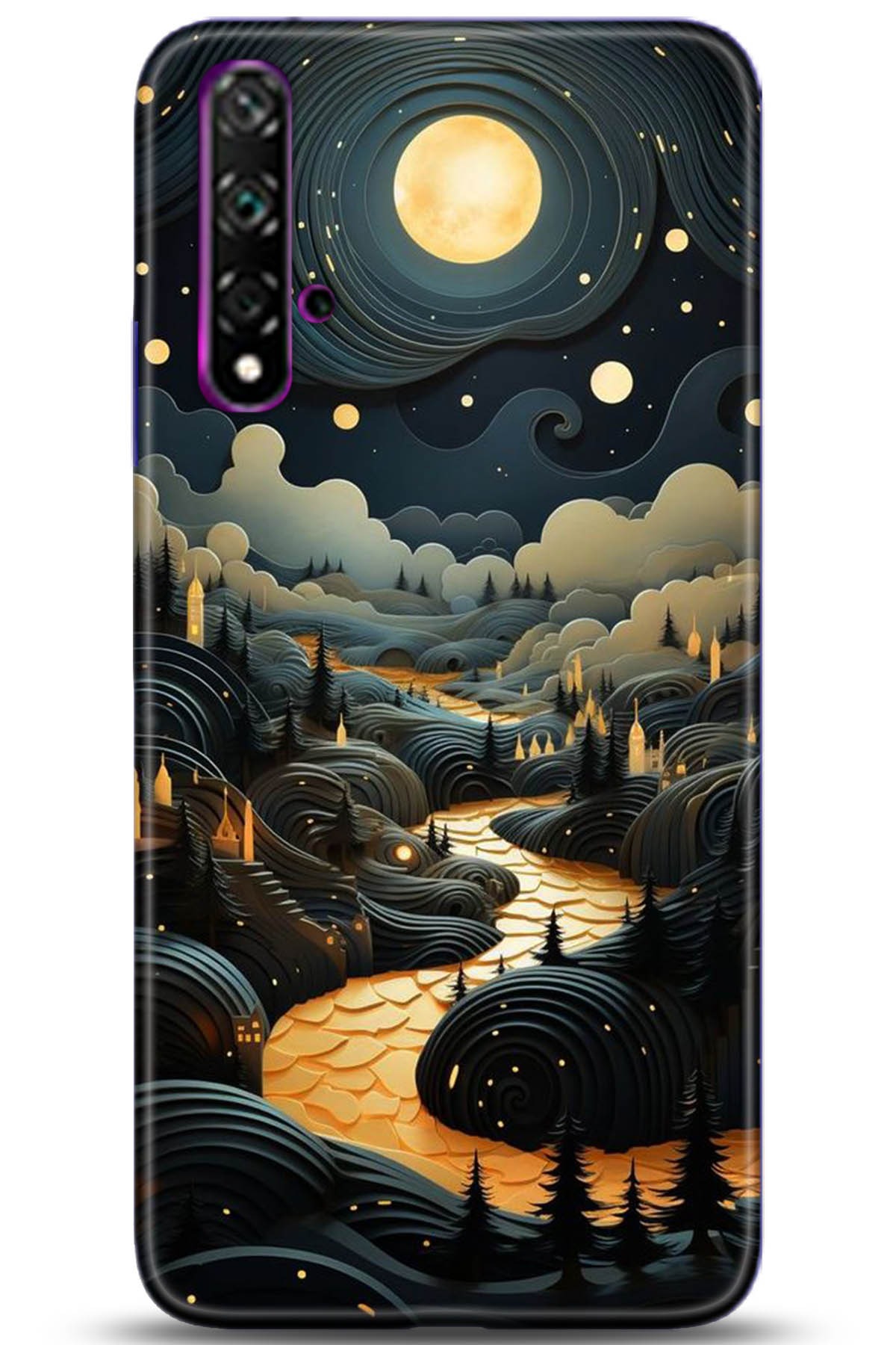 Huawei Nova 5T Uyumlu Kılıf HD Baskılı Kılıf - Followed Institution 5268