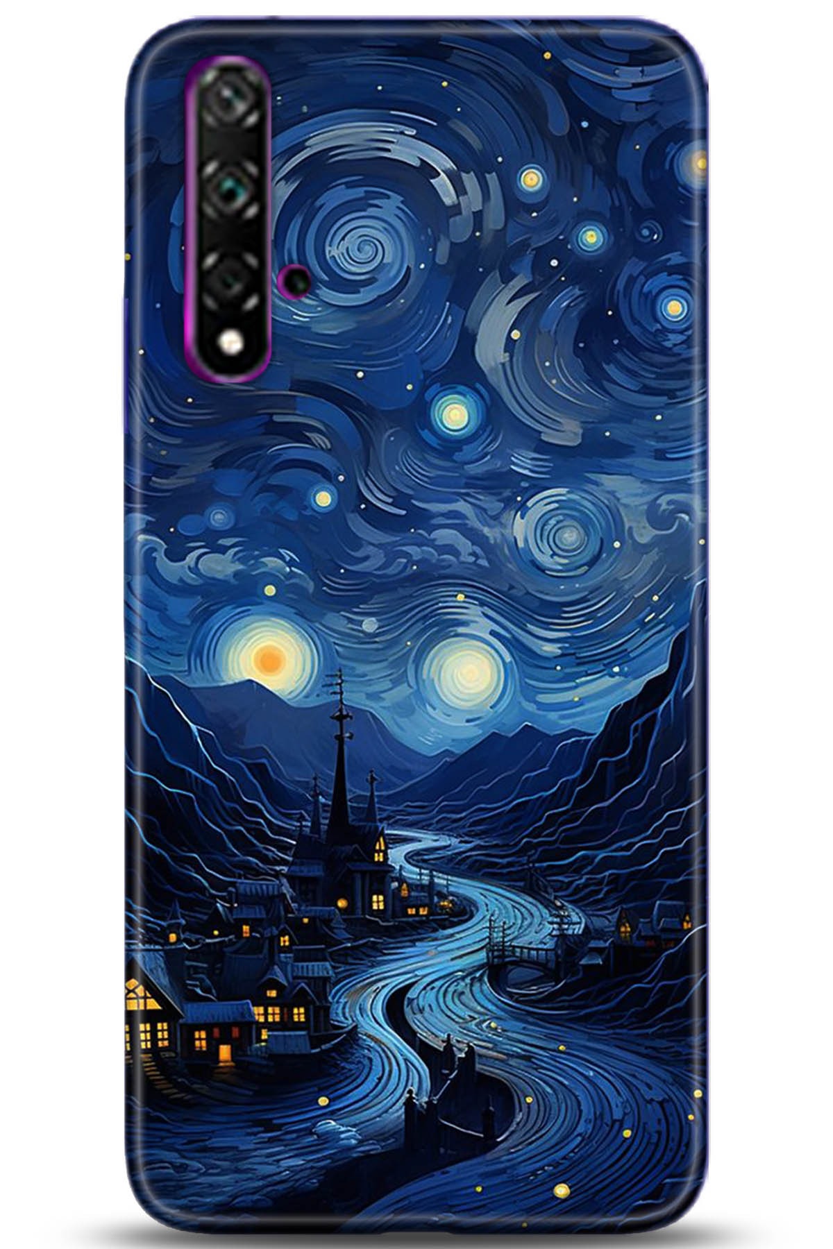 Huawei Nova 5T Uyumlu Kılıf HD Baskılı Kılıf - Followed Institution 5276