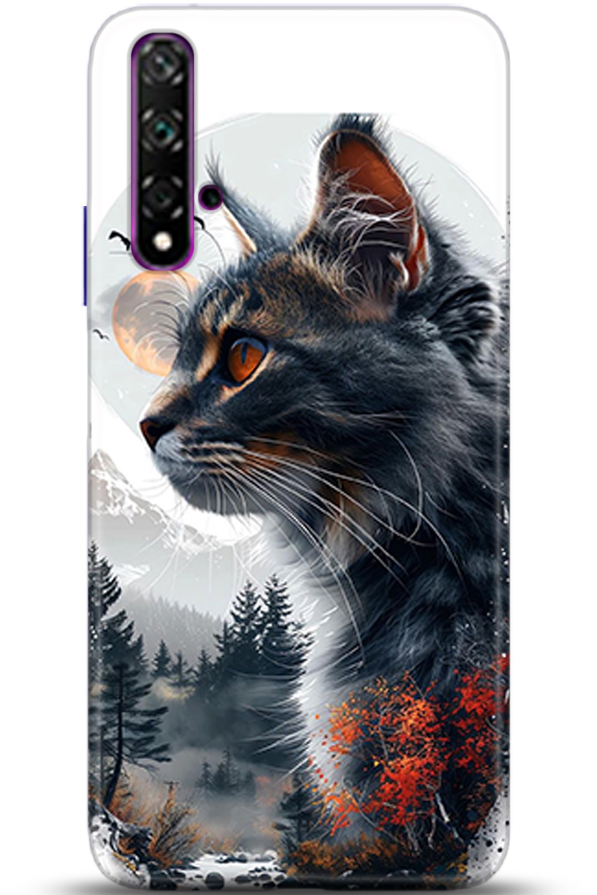 Huawei Nova 5T Uyumlu Kılıf HD Baskılı Kılıf - Followed Institution 5319