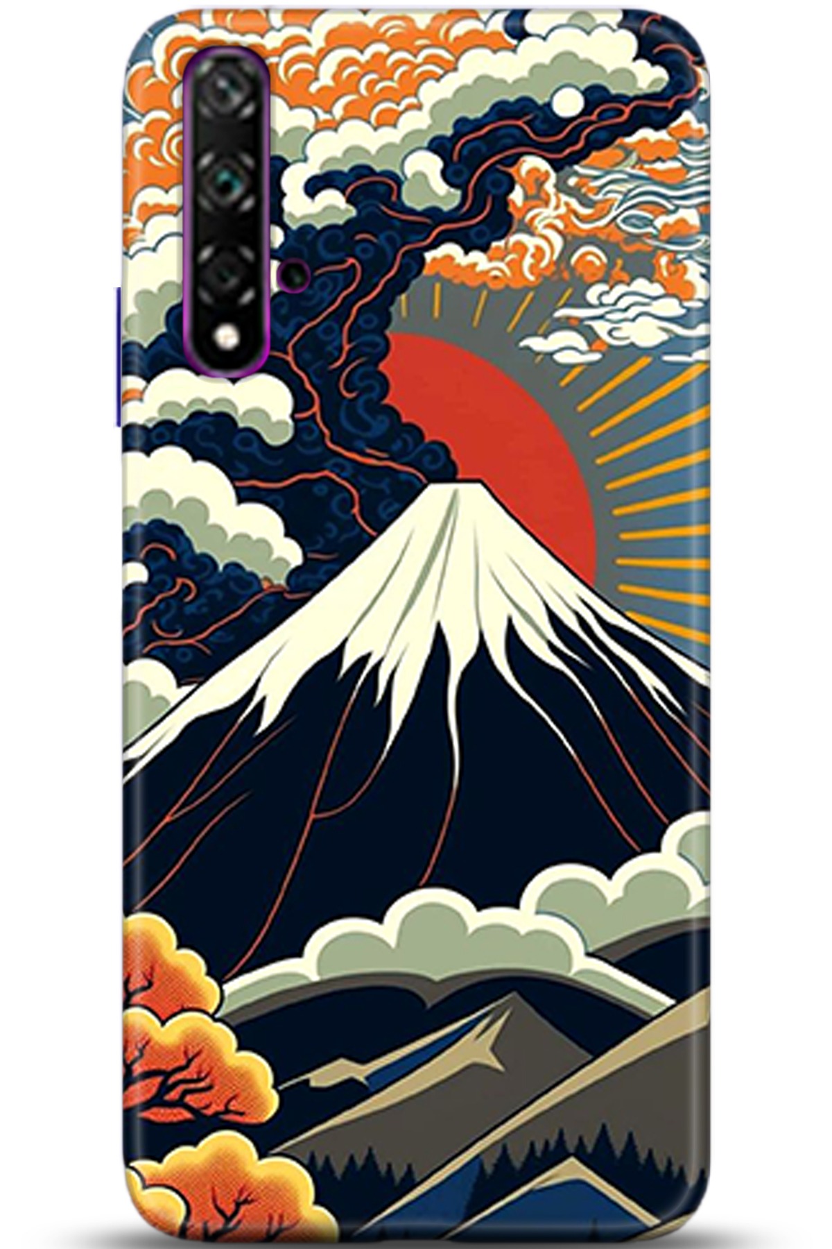 Huawei Nova 5T Uyumlu Kılıf HD Baskılı Kılıf - Followed Institution 5342