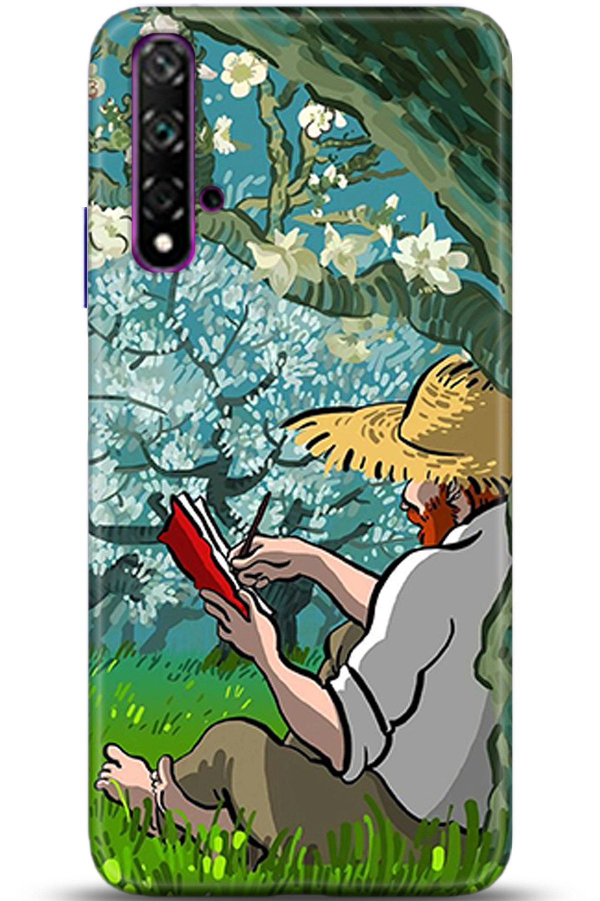 Huawei Nova 5T Uyumlu Kılıf HD Baskılı Kılıf - Followed Institution 5343