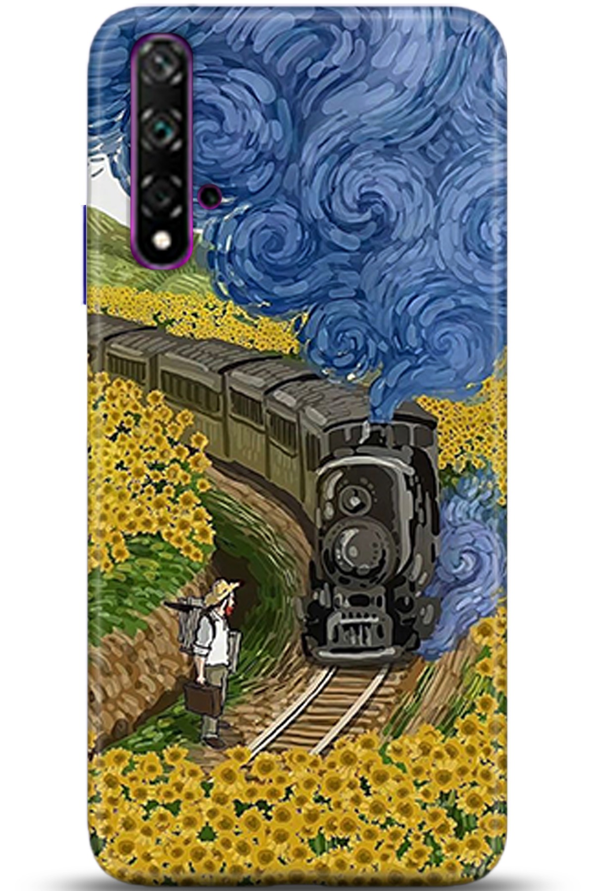 Huawei Nova 5T Uyumlu Kılıf HD Baskılı Kılıf - Followed Institution 5344