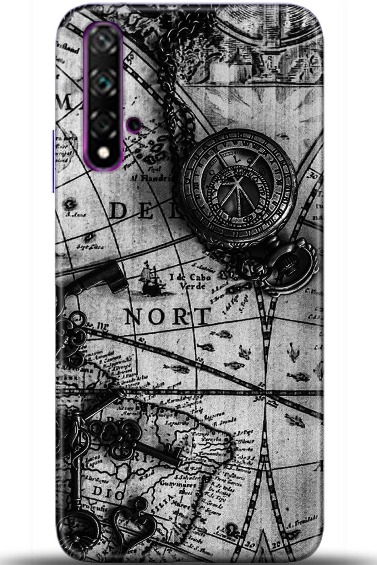 Huawei Nova 5T Uyumlu Kılıf HD Baskılı Kılıf - Followed Institution 5381