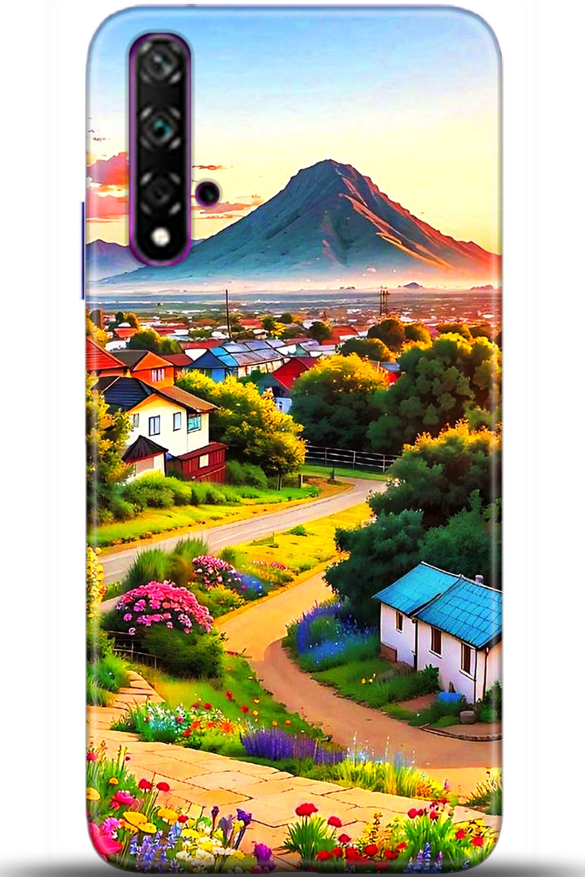 Huawei Nova 5T Uyumlu Kılıf HD Baskılı Kılıf - Followed Institution 5605