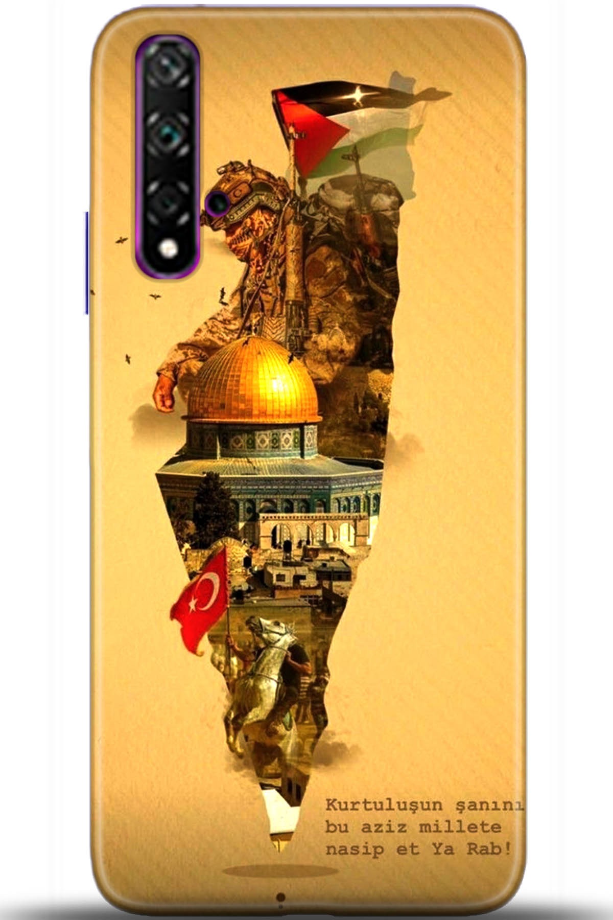 Huawei Nova 5T Uyumlu Kılıf HD Baskılı Kılıf - Followed Institution 5611