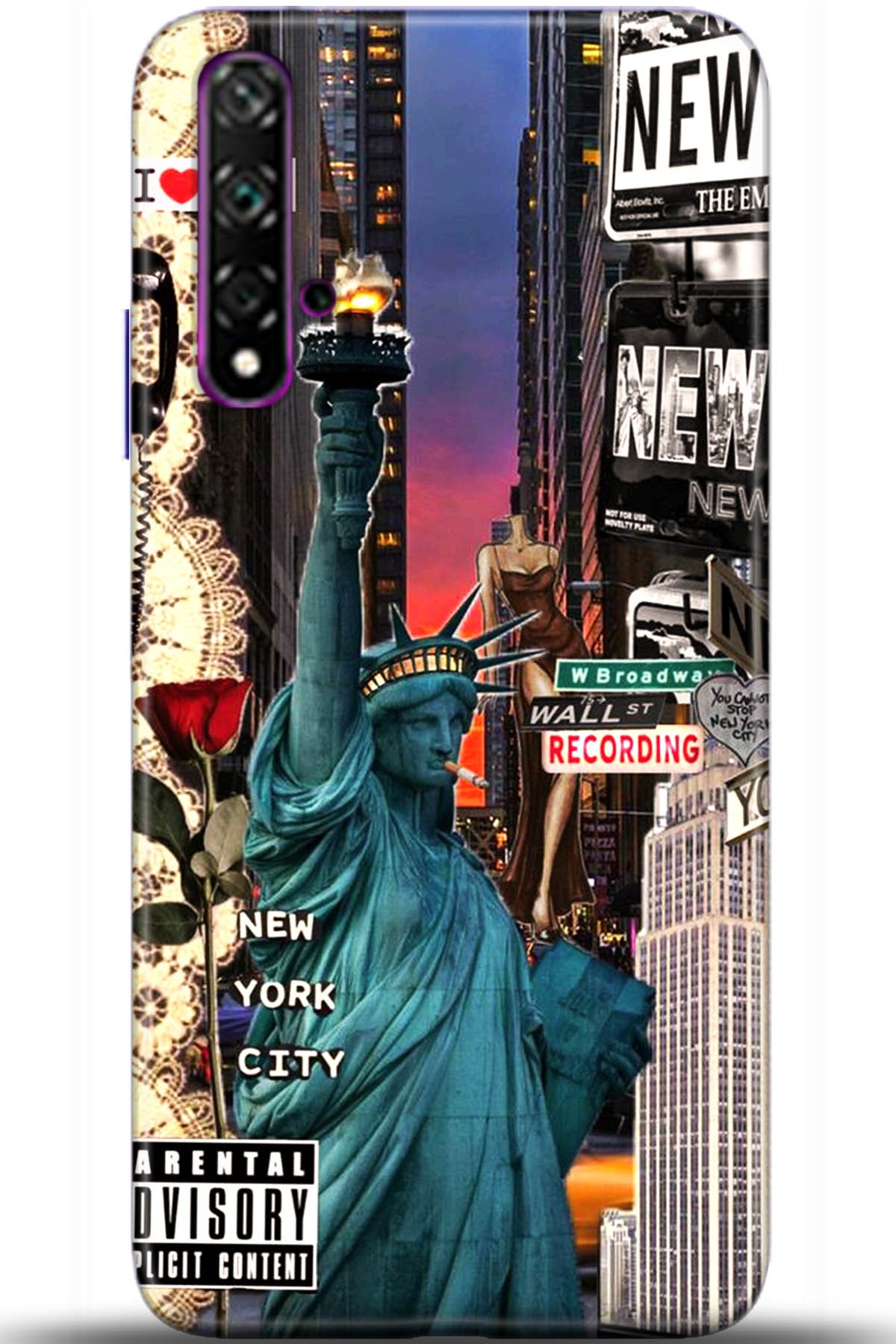 Huawei Nova 5T Uyumlu Kılıf HD Baskılı Kılıf - Followed Institution 5618