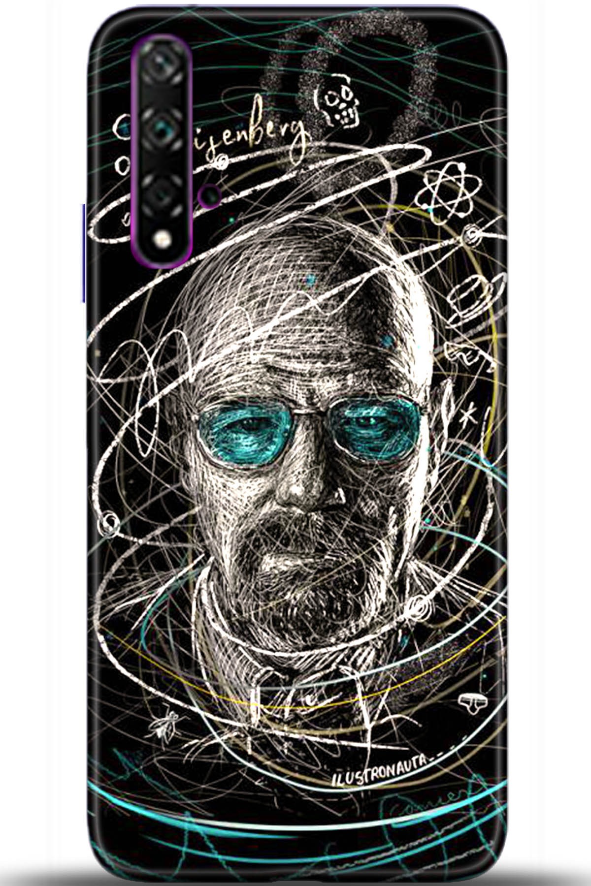 Huawei Nova 5T Uyumlu Kılıf HD Baskılı Kılıf - Followed Institution 5619