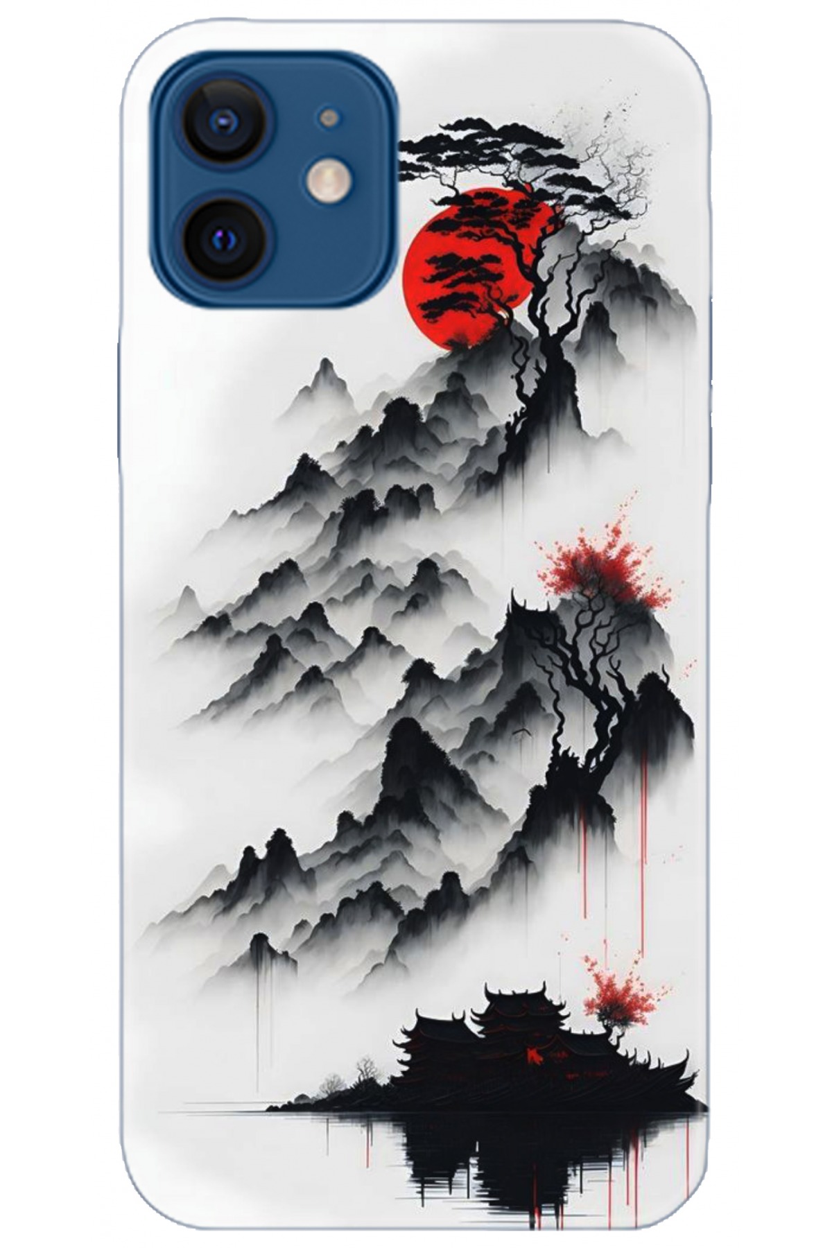 Apple iPhone 12 Mini Kılıf HD Baskılı Kılıf - Followed Institution 5172