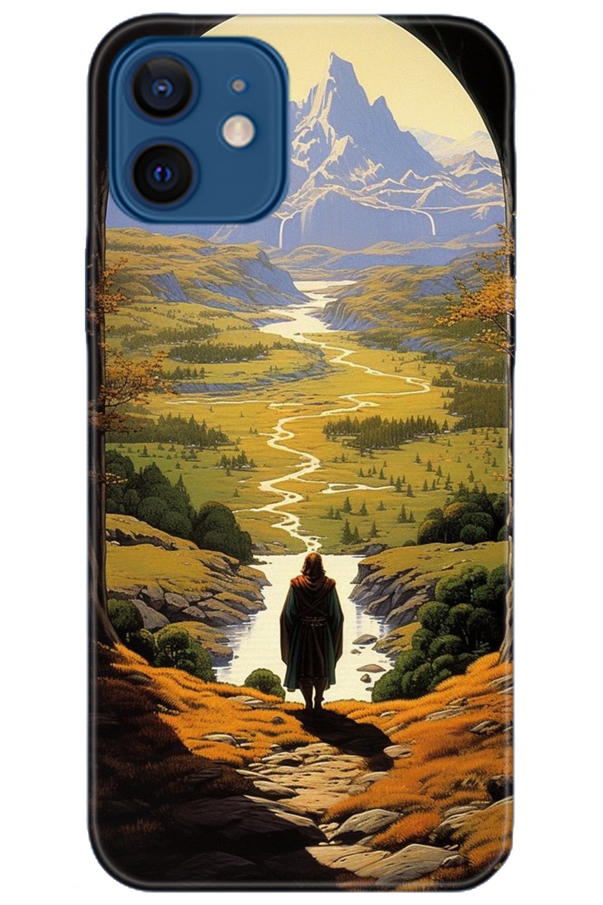 Apple iPhone 12 Mini Kılıf HD Baskılı Kılıf - Followed Institution 5263