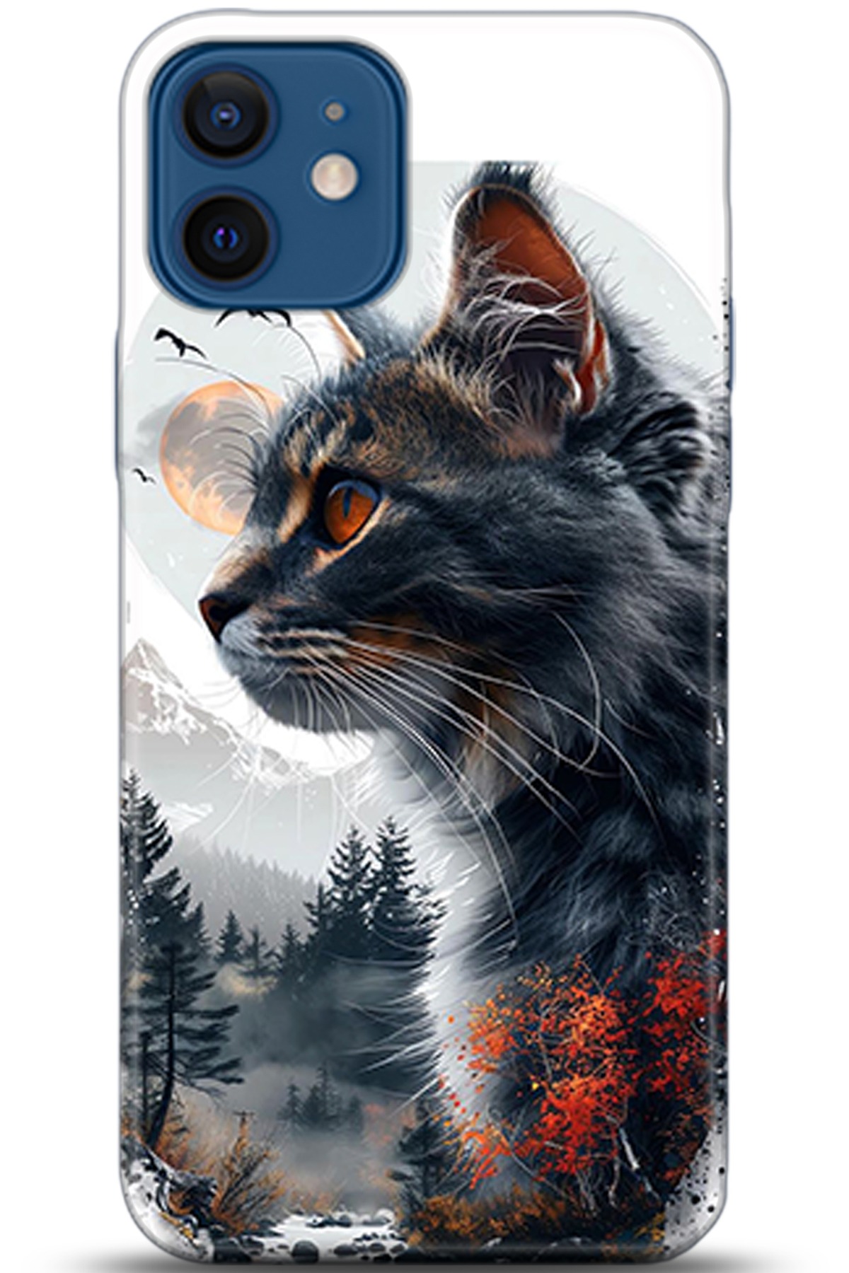 Apple iPhone 12 Mini Kılıf HD Baskılı Kılıf - Followed Institution 5319