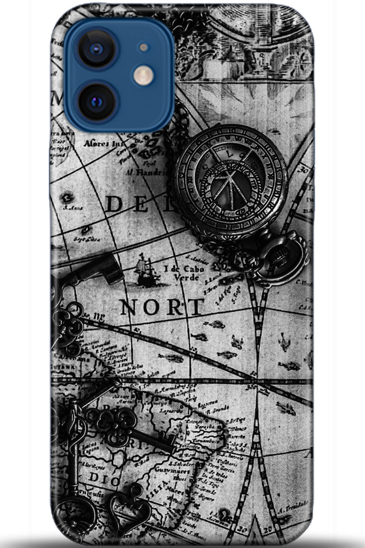 Apple iPhone 12 Mini Kılıf HD Baskılı Kılıf - Followed Institution 5381