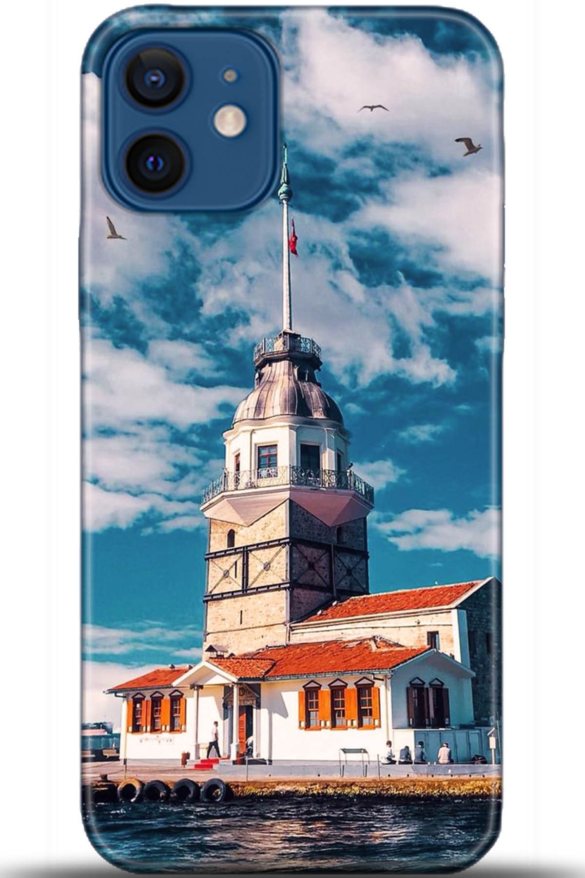 Apple iPhone 12 Mini Kılıf HD Baskılı Kılıf - Followed Institution 5547