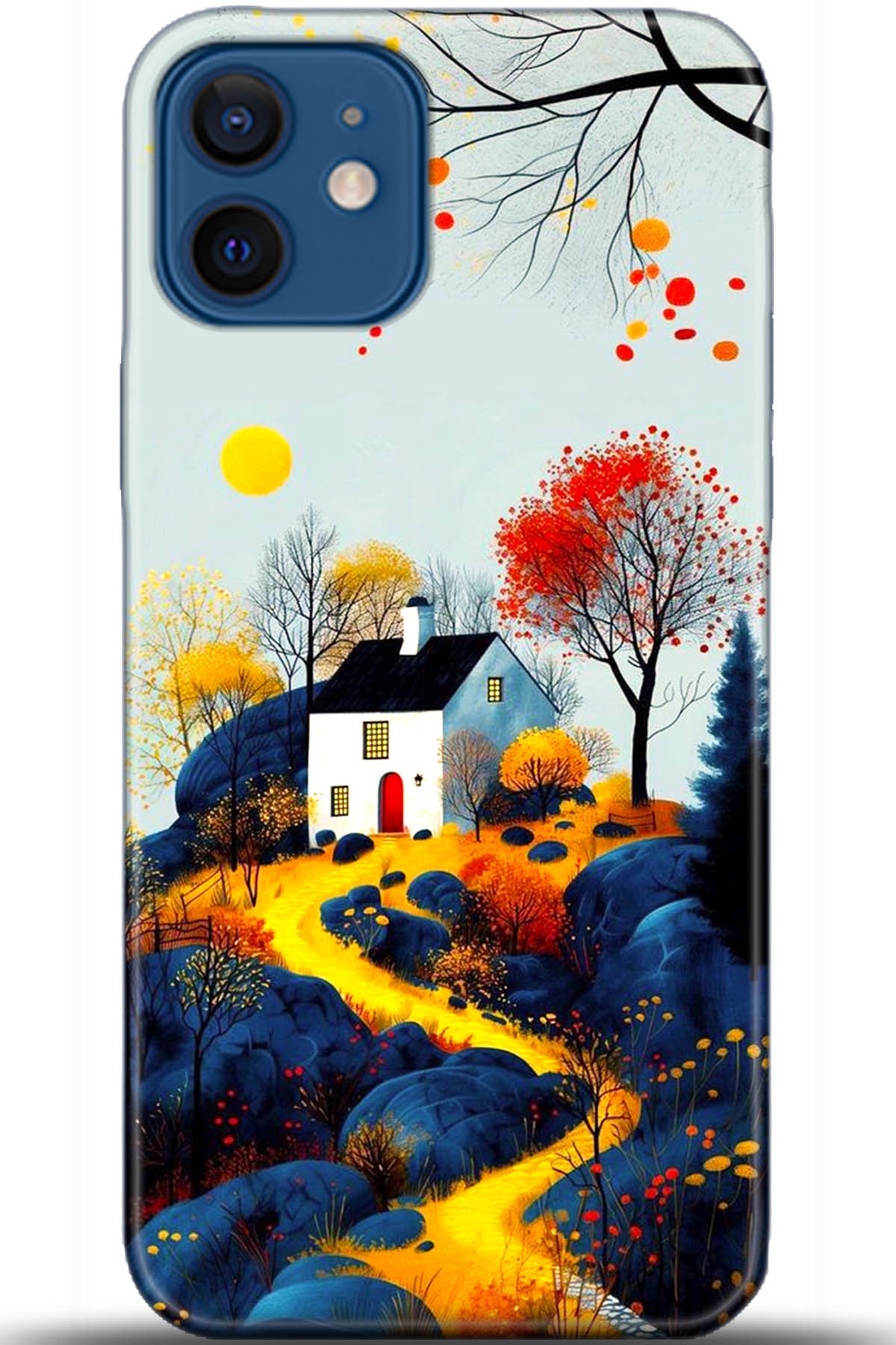 Apple iPhone 12 Mini Kılıf HD Baskılı Kılıf - Followed Institution 5569