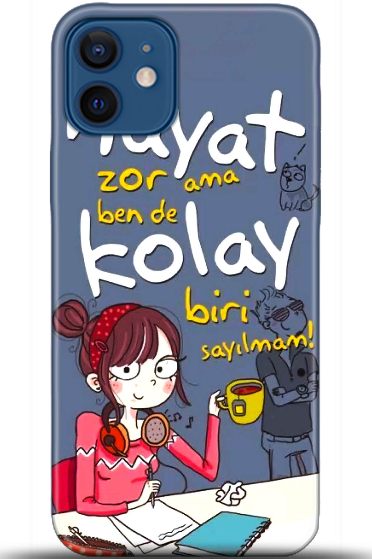 Apple iPhone 12 Mini Kılıf HD Baskılı Kılıf - Followed Institution 5686