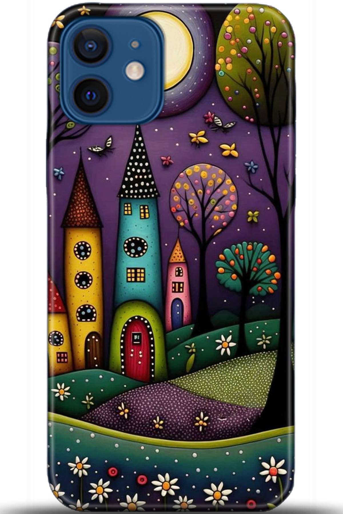 Apple iPhone 12 Mini Kılıf HD Baskılı Kılıf - Followed Institution 5704