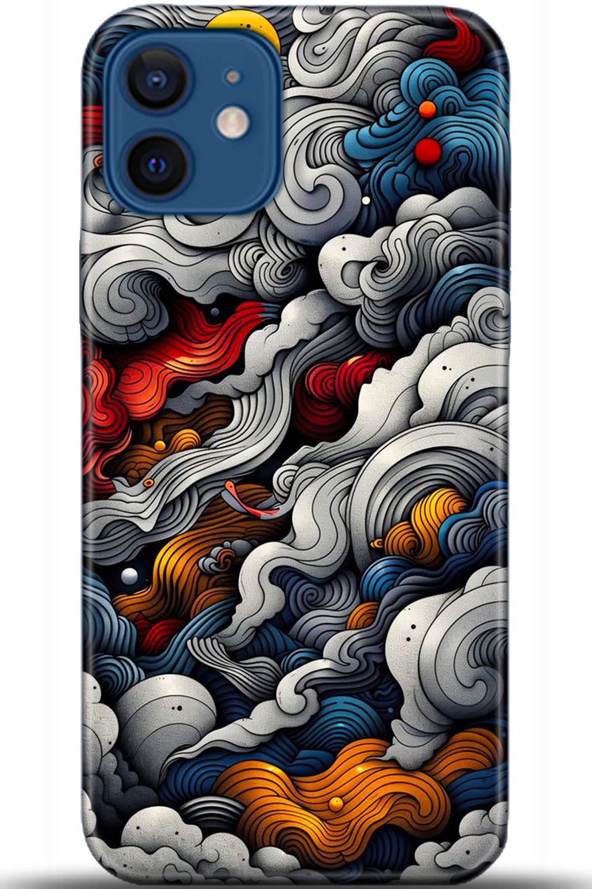 Apple iPhone 12 Mini Uyumlu Kılıf HD Baskılı Kılıf - Followed Institution 5436