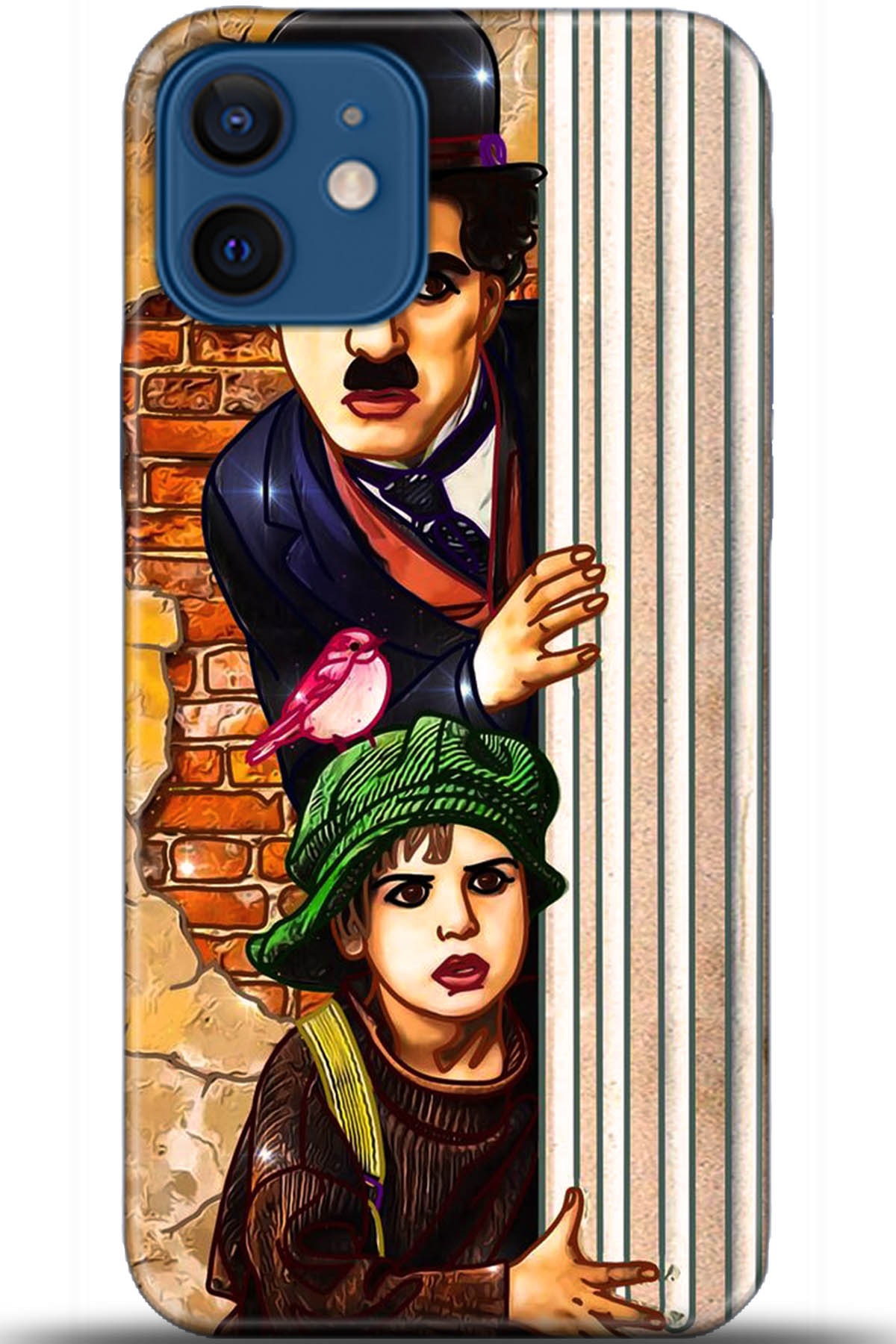 Apple iPhone 12 Mini Uyumlu Kılıf HD Baskılı Kılıf - Followed Institution 5694