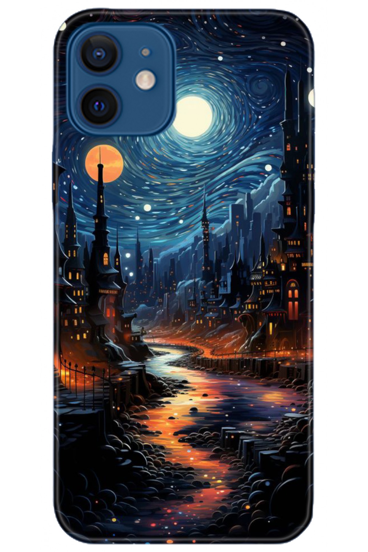 Apple iPhone 12 6.1inç Kılıf HD Baskılı Kılıf - Followed Institution 5126