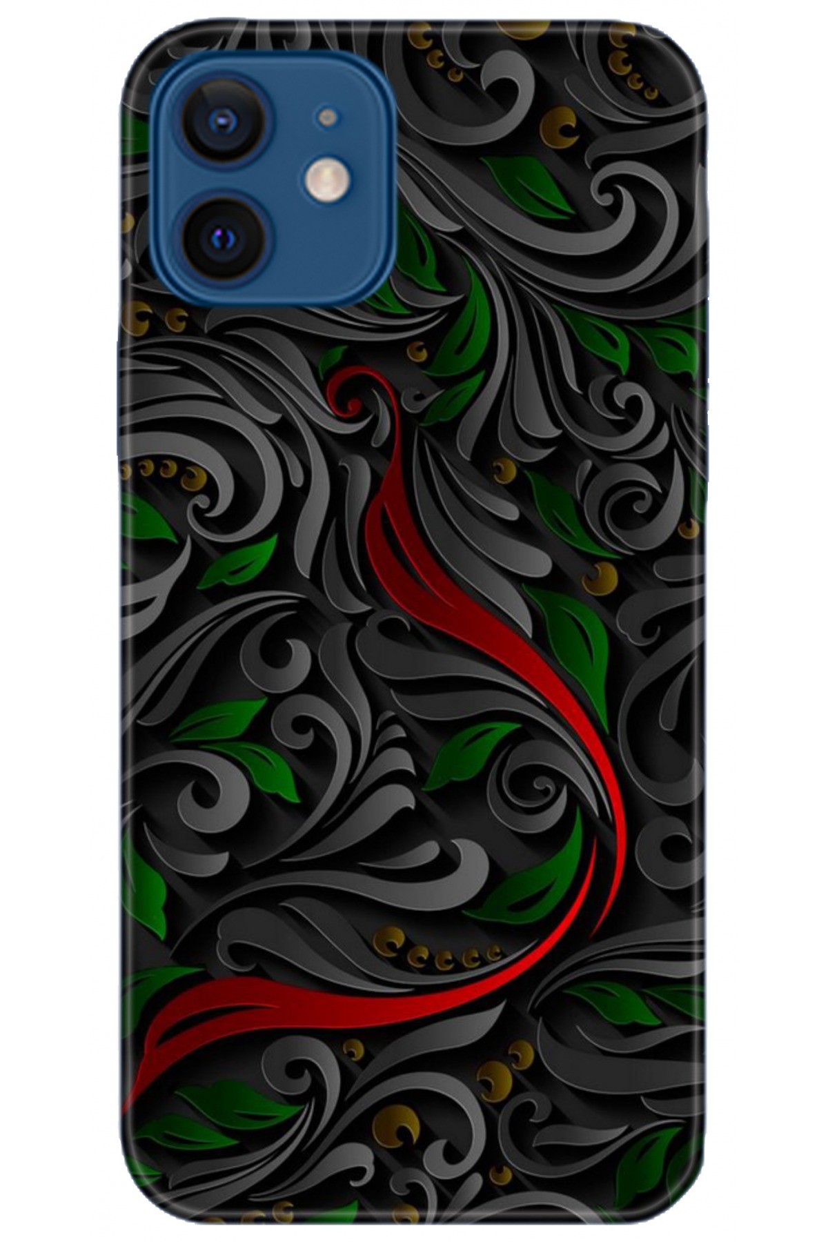 Apple iPhone 12 6.1inç Kılıf HD Baskılı Kılıf - Followed Institution 5145