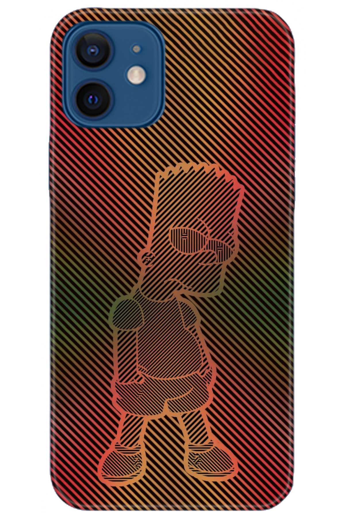 Apple iPhone 12 6.1inç Kılıf HD Baskılı Kılıf - Followed Institution 5147