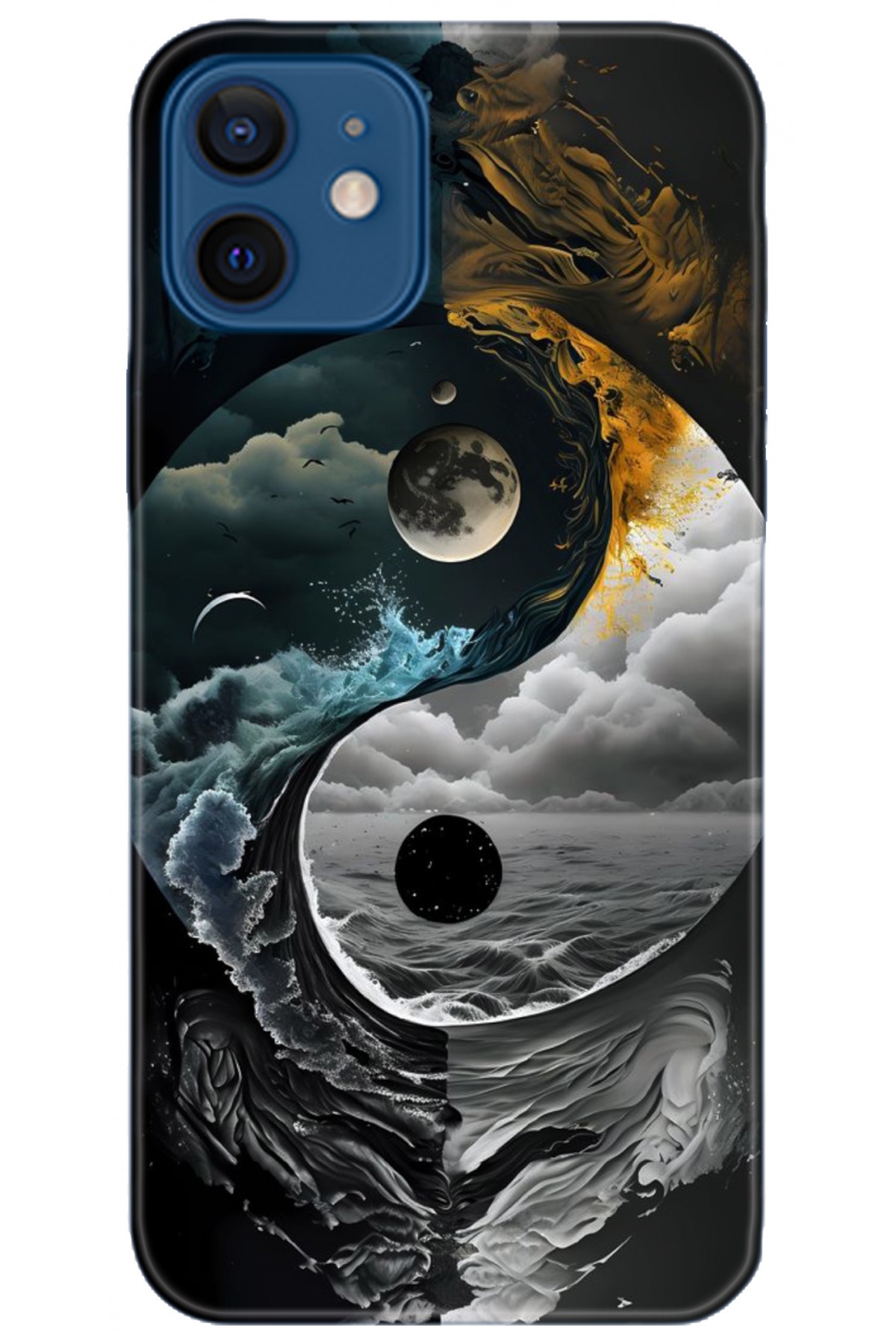 Apple iPhone 12 6.1inç Kılıf HD Baskılı Kılıf - Followed Institution 5177