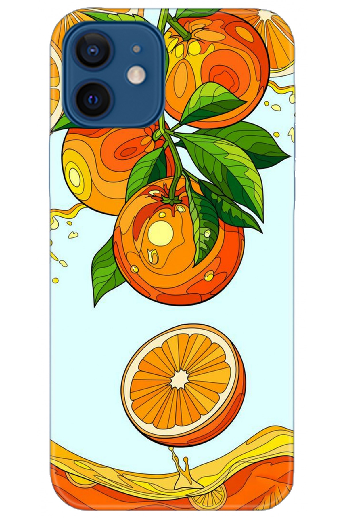 Apple iPhone 12 6.1inç Kılıf HD Baskılı Kılıf - Followed Institution 5202