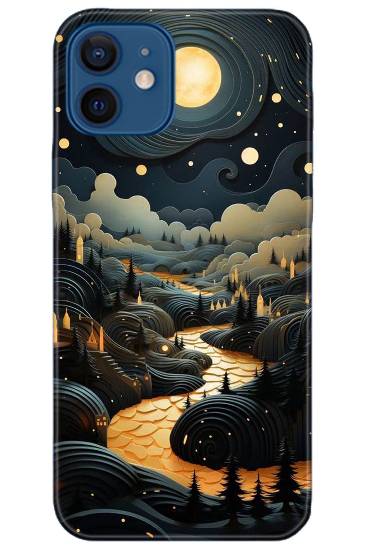 Apple iPhone 12 6.1inç Kılıf HD Baskılı Kılıf - Followed Institution 5268