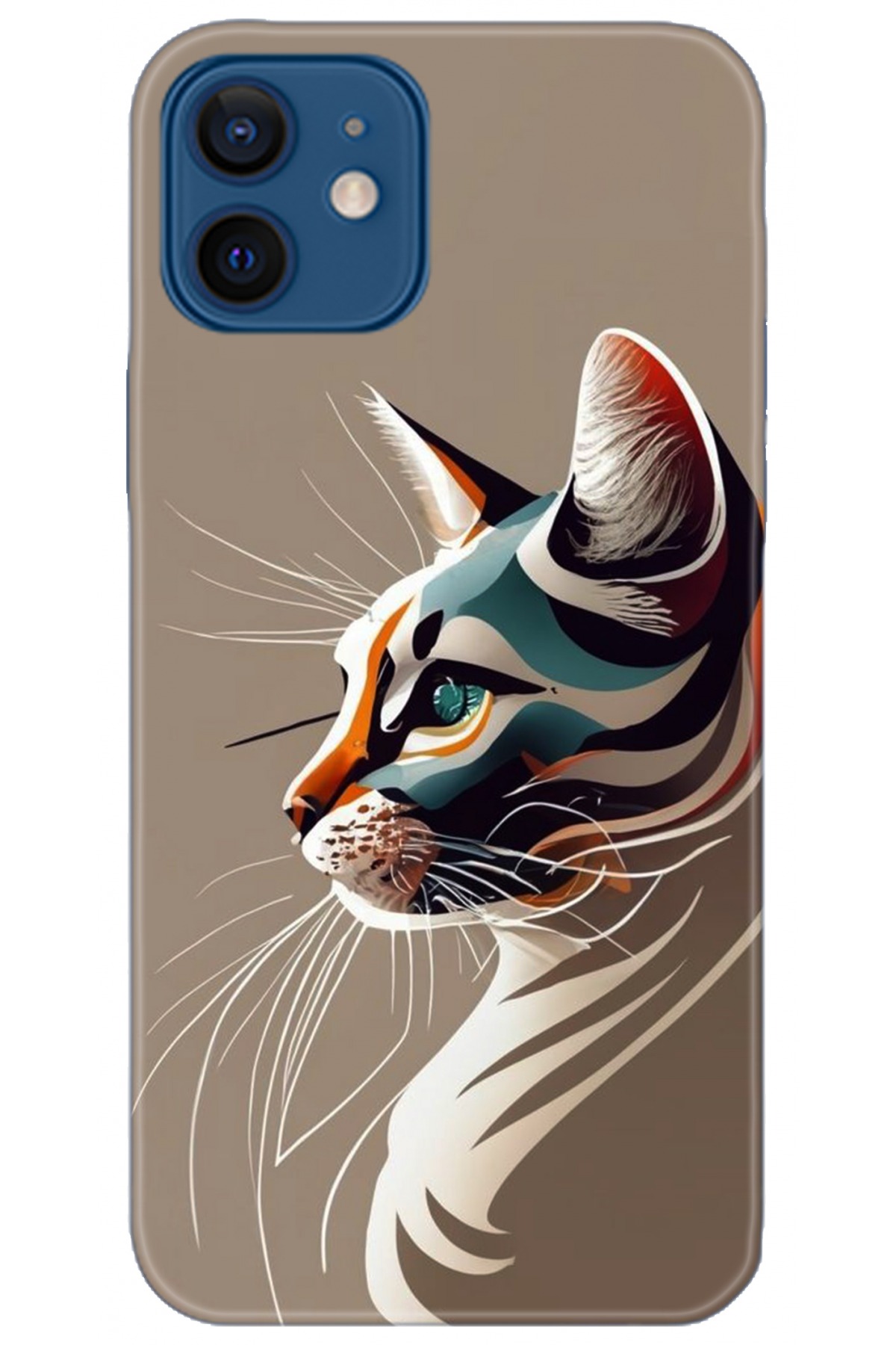 Apple iPhone 12 6.1inç Kılıf HD Baskılı Kılıf - Followed Institution 5271