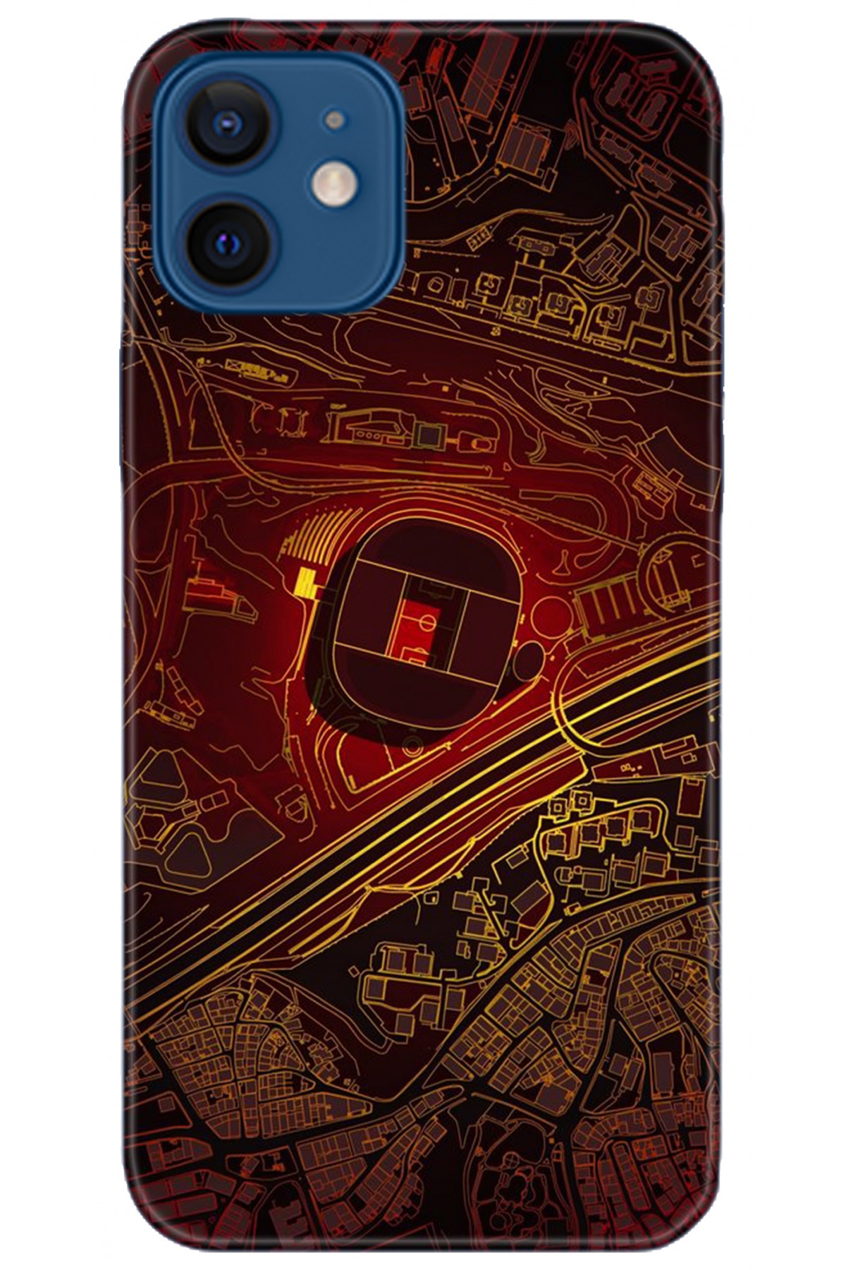 Apple iPhone 12 6.1inç Kılıf HD Baskılı Kılıf - Followed Institution 5297