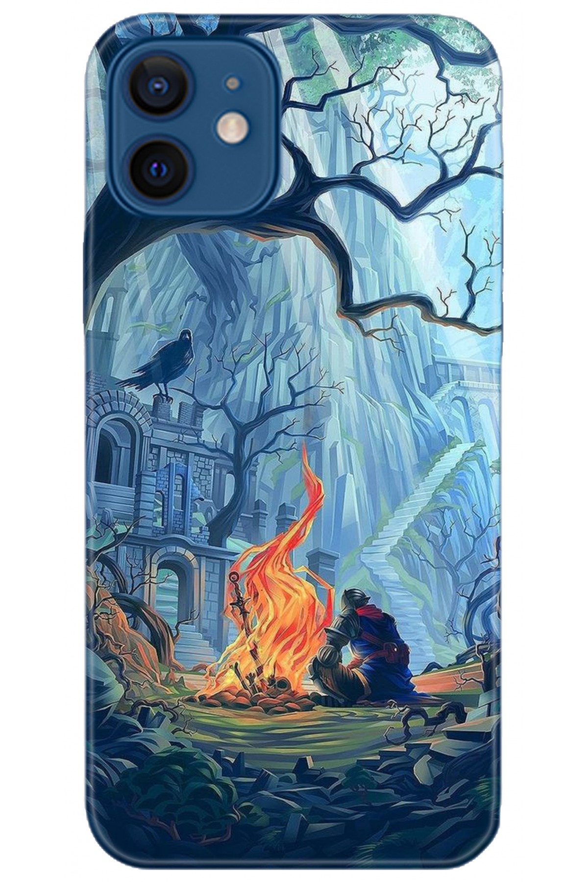 Apple iPhone 12 6.1inç Kılıf HD Baskılı Kılıf - Followed Institution 5308