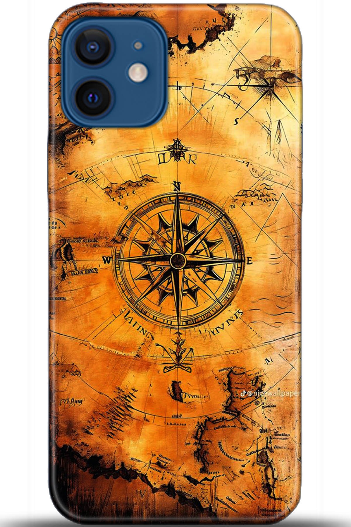 Apple iPhone 12 6.1inç Kılıf HD Baskılı Kılıf - Followed Institution 5383