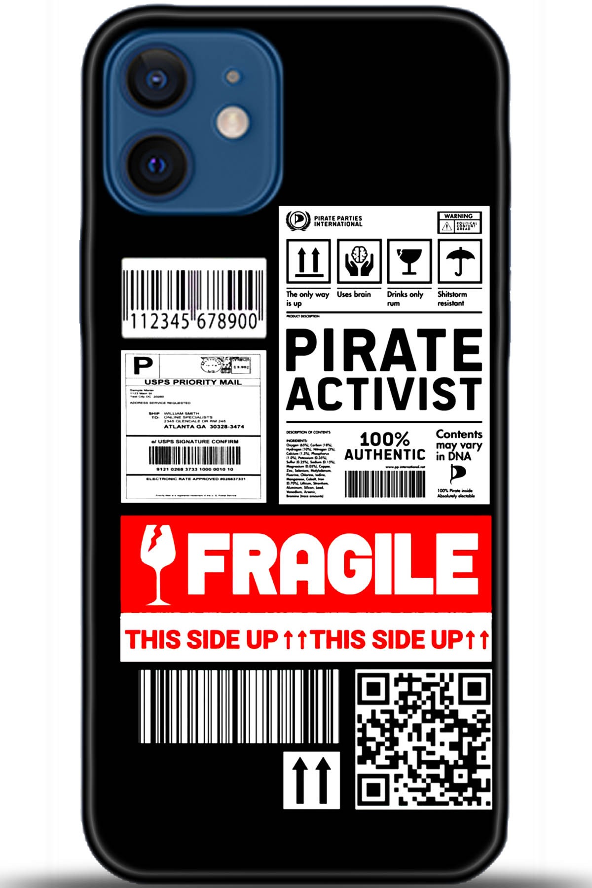 Apple iPhone 12 6.1inç Kılıf HD Baskılı Kılıf - Followed Institution 5447