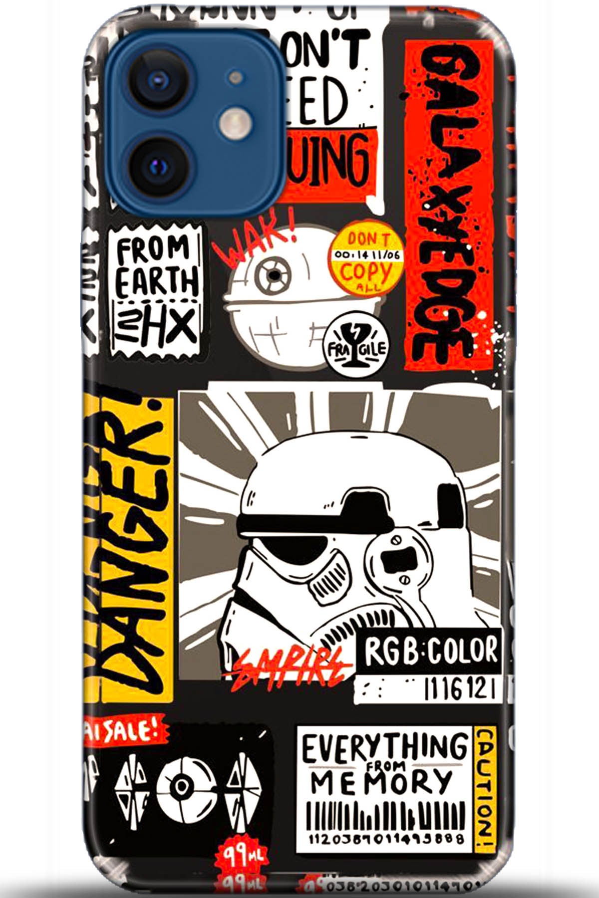 Apple iPhone 12 6.1inç Kılıf HD Baskılı Kılıf - Followed Institution 5555