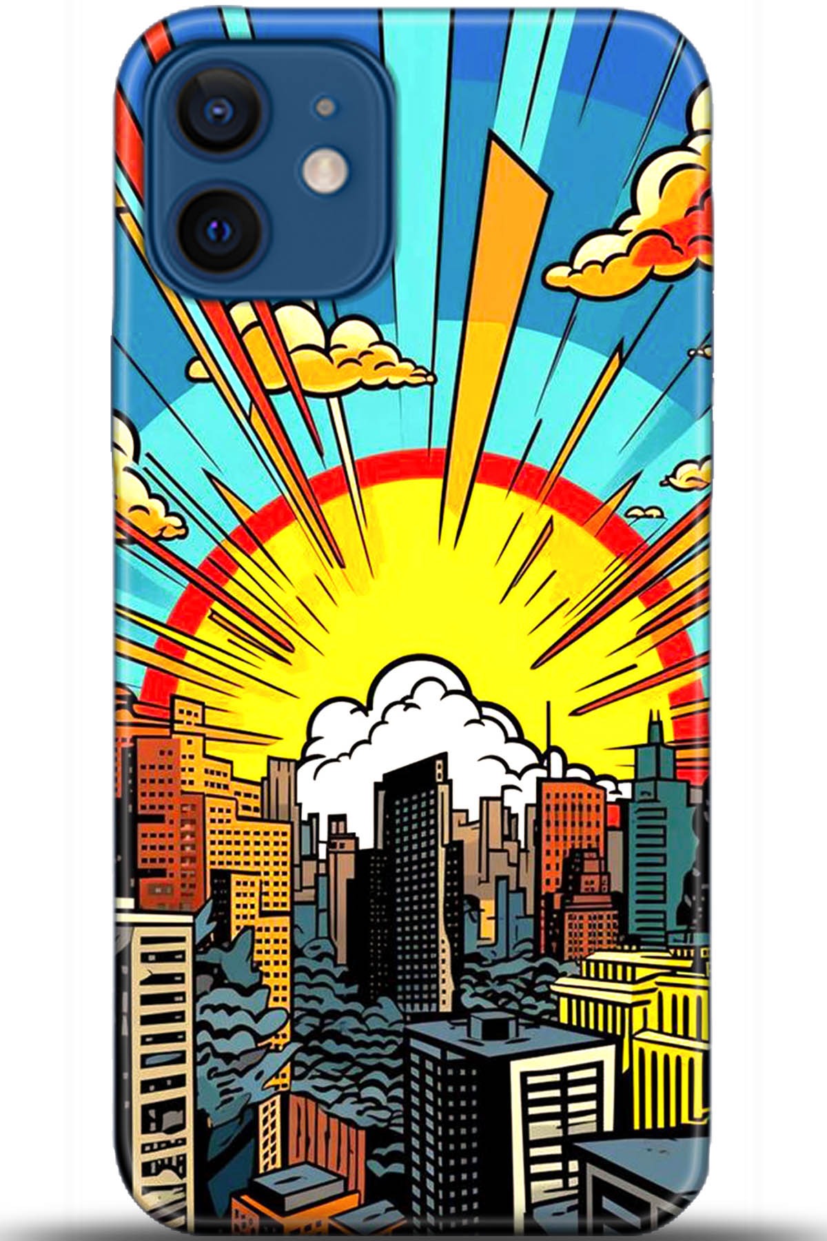 Apple iPhone 12 6.1inç Kılıf HD Baskılı Kılıf - Followed Institution 5571