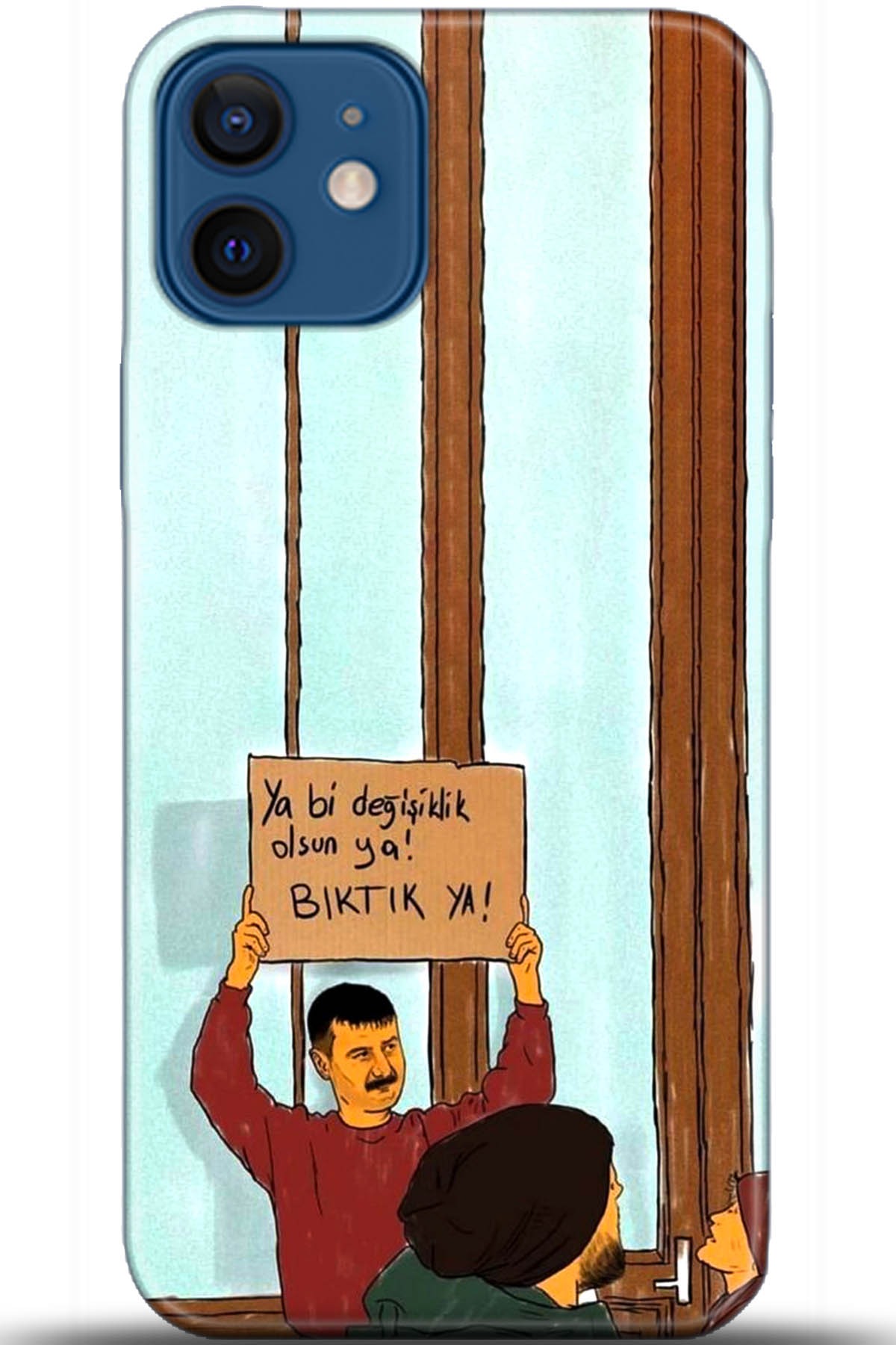 Apple iPhone 12 6.1inç Kılıf HD Baskılı Kılıf - Followed Institution 5594
