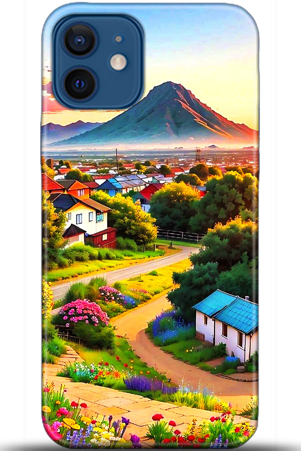 Apple iPhone 12 6.1inç Kılıf HD Baskılı Kılıf - Followed Institution 5605