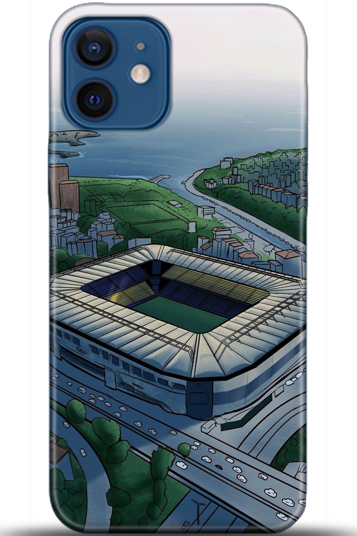 Apple iPhone 12 6.1inç Kılıf HD Baskılı Kılıf - Followed Institution 5715