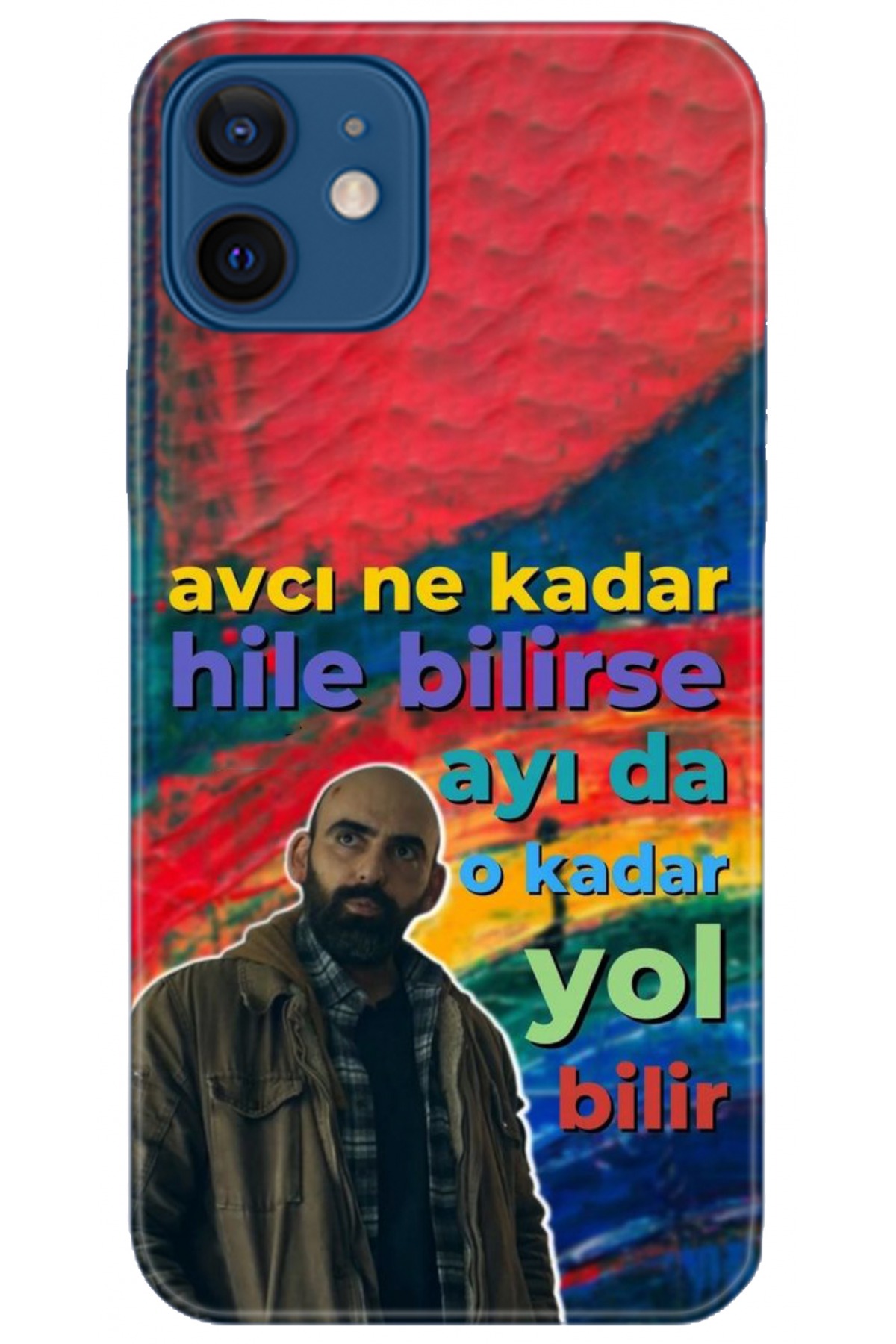 Apple iPhone 12 6.1inç Uyumlu Kılıf HD Baskılı Kılıf - Followed Institution 5006