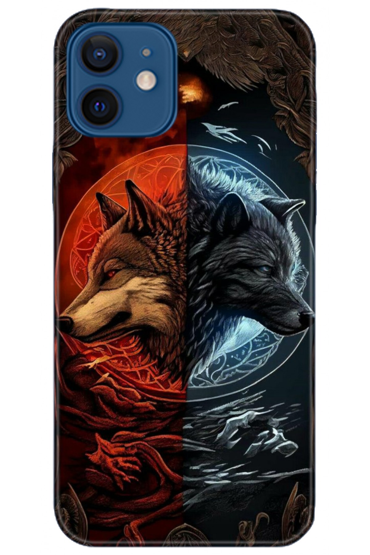 Apple iPhone 12 6.1inç Uyumlu Kılıf HD Baskılı Kılıf - Followed Institution 5136