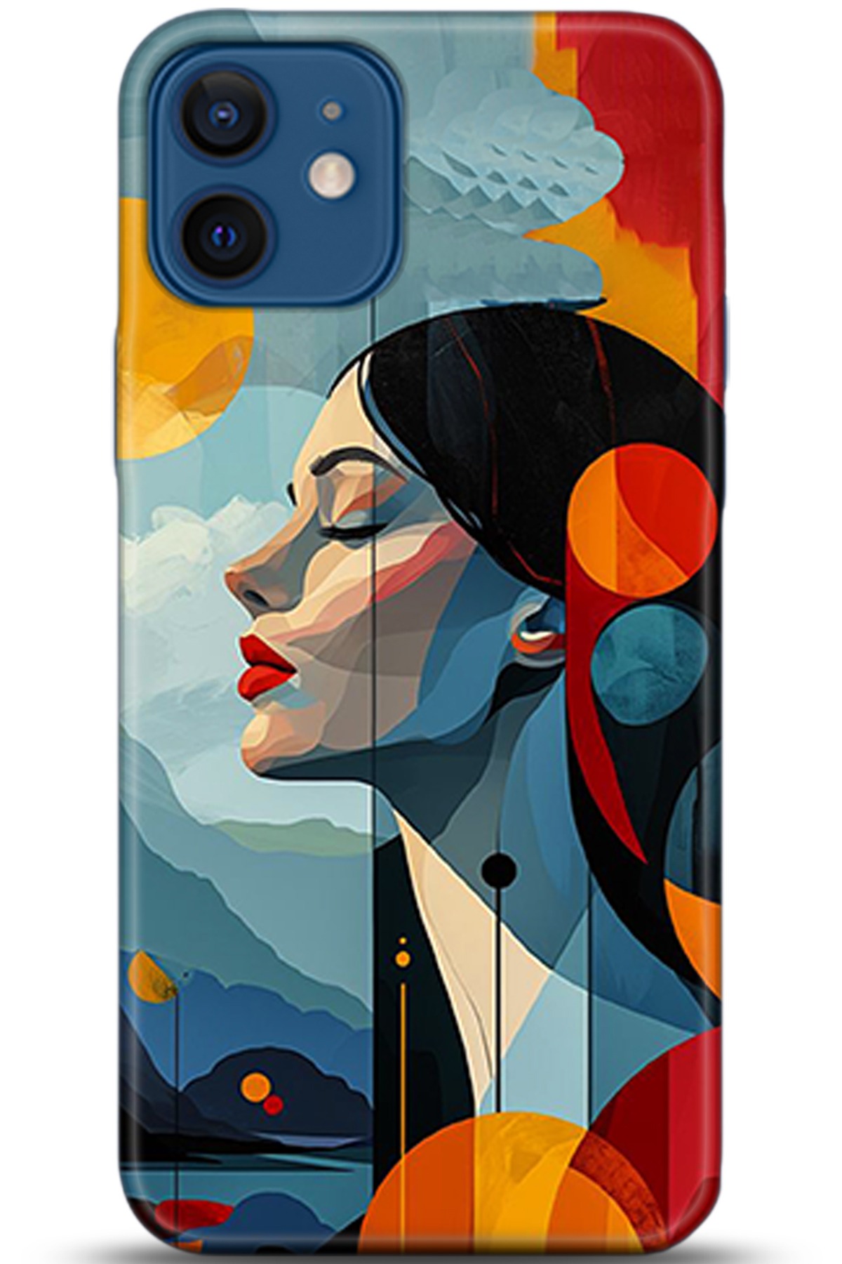 Apple iPhone 12 6.1inç Uyumlu Kılıf HD Baskılı Kılıf - Followed Institution 5367