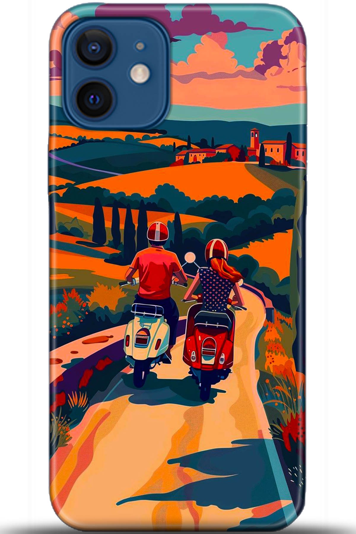 Apple iPhone 12 6.1inç Uyumlu Kılıf HD Baskılı Kılıf - Followed Institution 5390