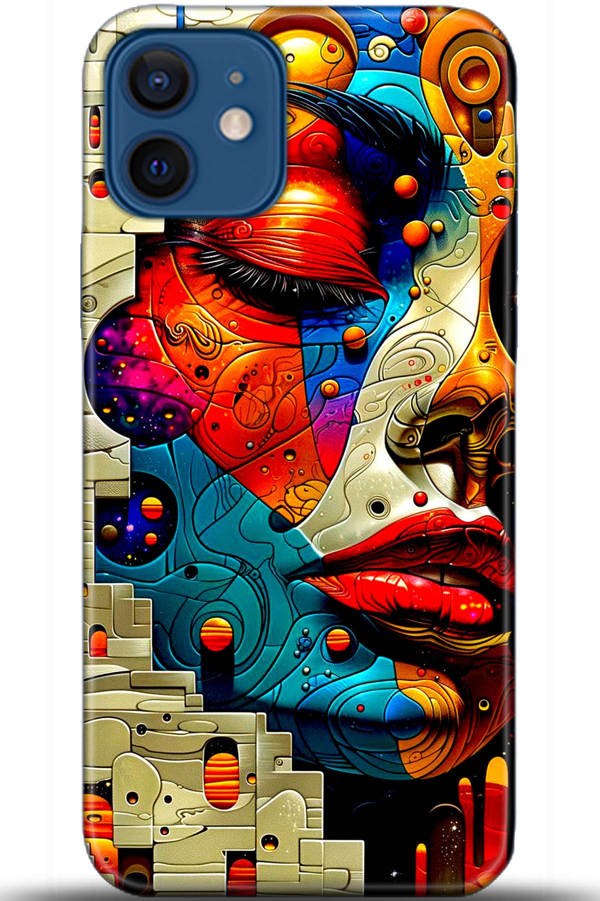 Apple iPhone 12 6.1inç Uyumlu Kılıf HD Baskılı Kılıf - Followed Institution 5422