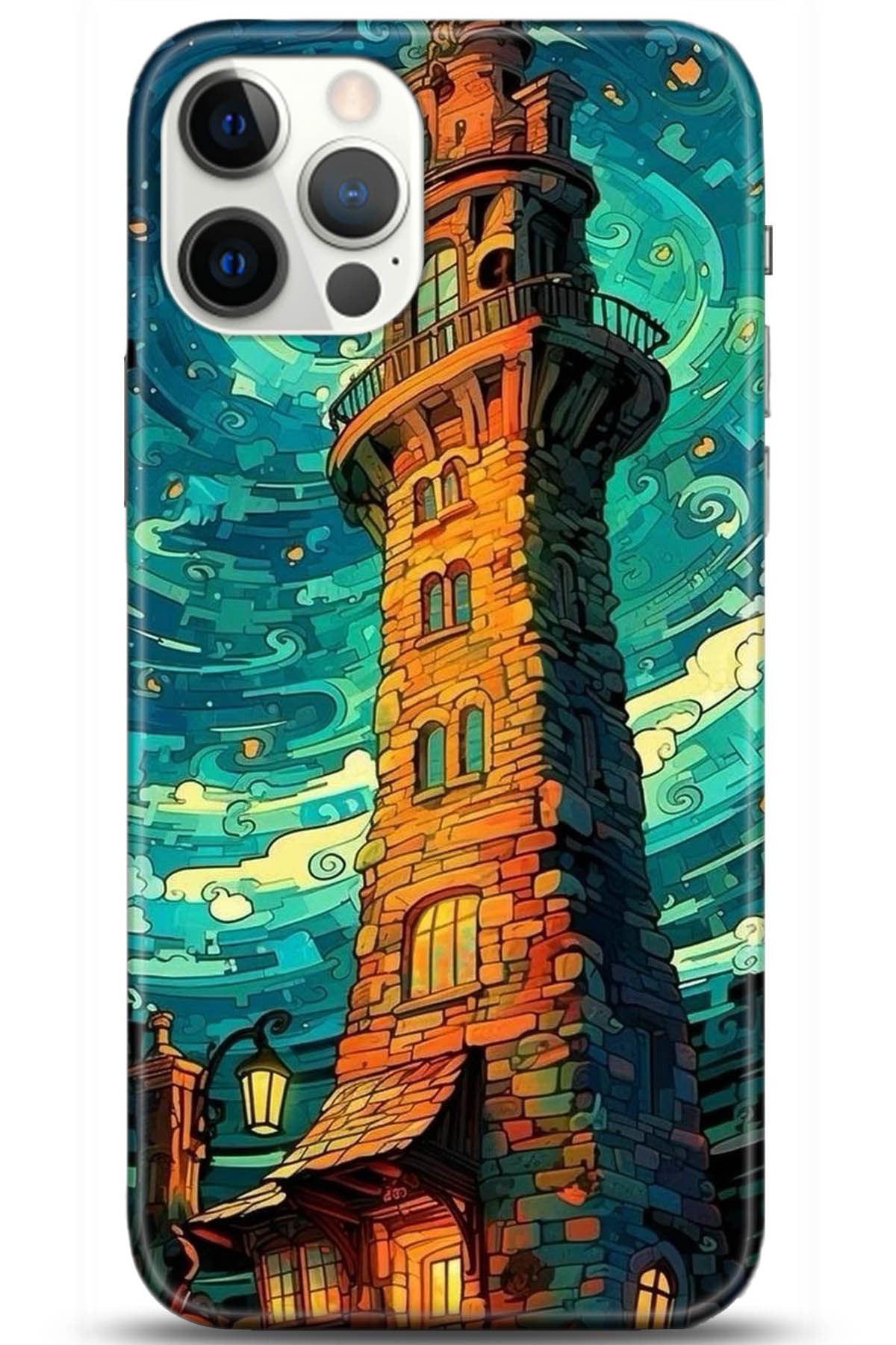 Apple iPhone 12 Pro 6.1inç Kılıf HD Baskılı Kılıf - Followed Institution 5233