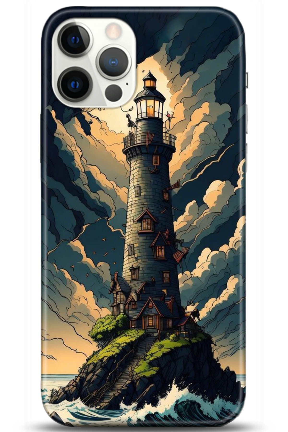 Apple iPhone 12 Pro 6.1inç Kılıf HD Baskılı Kılıf - Followed Institution 5236