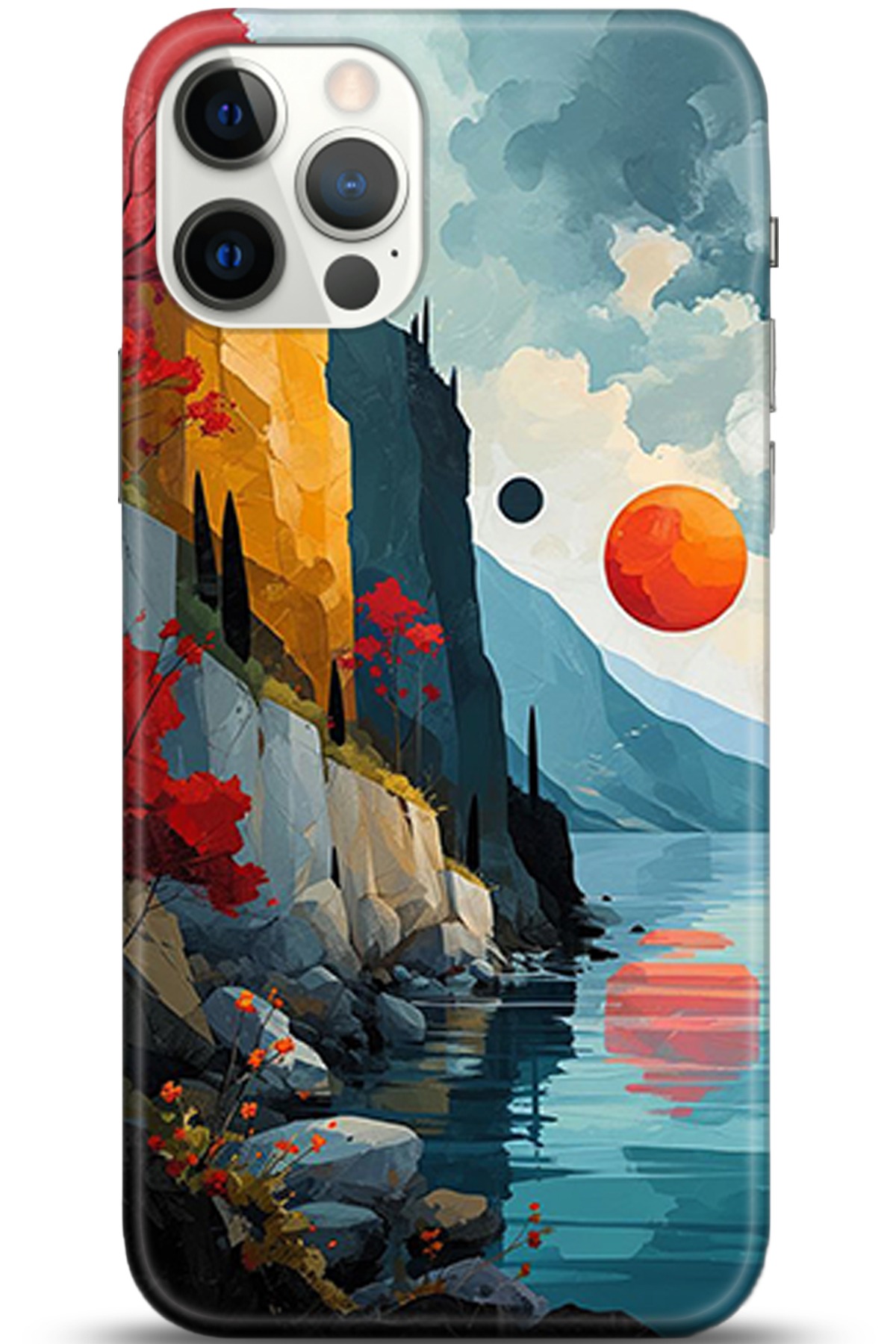 Apple iPhone 12 Pro 6.1inç Kılıf HD Baskılı Kılıf - Followed Institution 5368